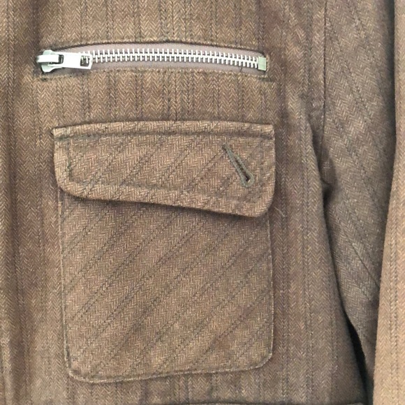 All-son brown tweed jacket - Picture 4 of 4